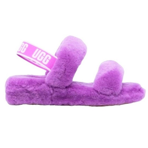 UGG! Oh Yeah Slide Slippers in Purple - Picture 4 of 4